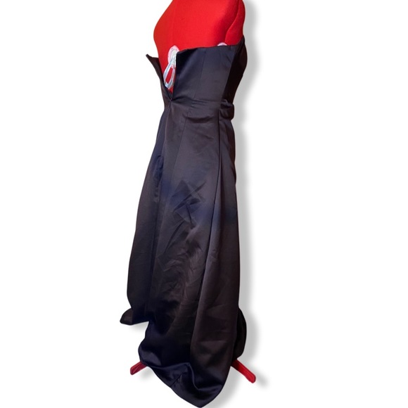 Brown David’s Bridal Strapless Bridesmaid Dress - Picture 4 of 4